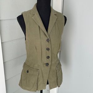 Rag & Bone Army Green Utility Vest size 4